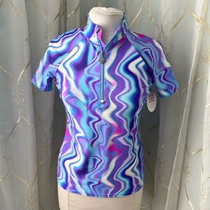 TZU TZU Lucy Purple Rain Top - NEW